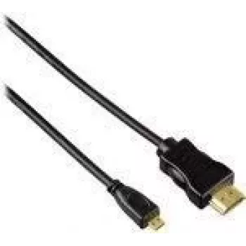 Hama HDMI 2 m HDMI-kaabel HDMI tüüp A (standard) HDMI tüüp D (mikro) Must