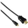 Hama HDMI 2 m HDMI-kaabel HDMI tüüp A (standard) HDMI tüüp D (mikro) Must