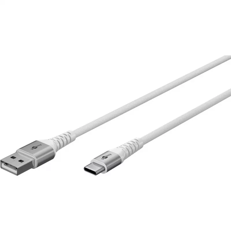 Goobay 74531 USB-kaabel valge