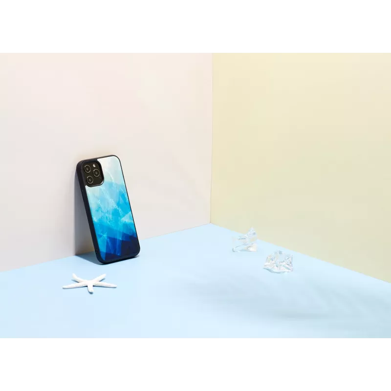 Kaitsev telefoniümbris iKins Apple iPhone 12 Pro Max jaoks — sinakas-must