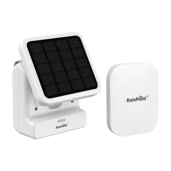 RainPoint nutikas päikeseenergial töötav veepumba komplekt HTP115FR koos HWG023WBRF võrgulüüsi ja rakendusega aia niisutamiseks
