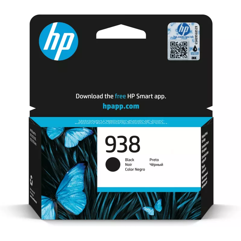 Kassett HP Ink 4S6X8PE 938 Must