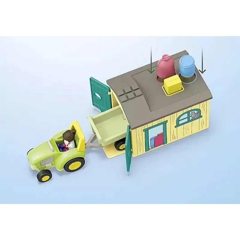 Set with figurines Farm Adventure with Tractor, Trailer and Animals