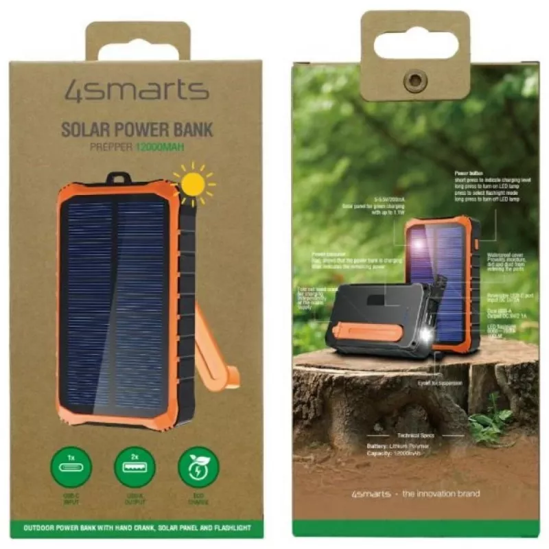 Powerbank Propper Solar 12000mAh hall