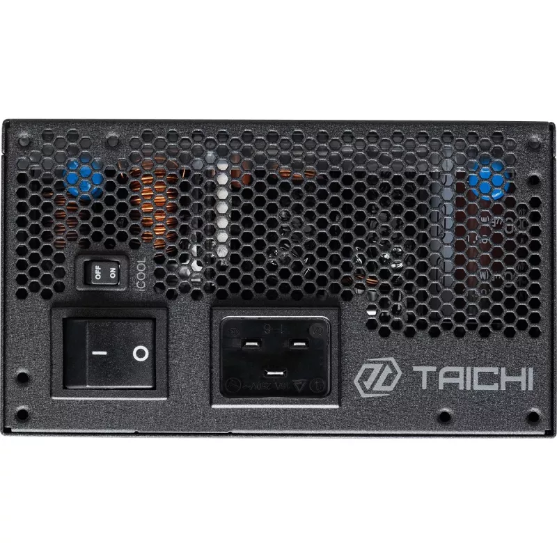 Toiteplokk ASROCK Taichi TC-1300T 1300 W 20+4 pin ATX 80 PLUS Titanium, must, 135 mm ventilaator