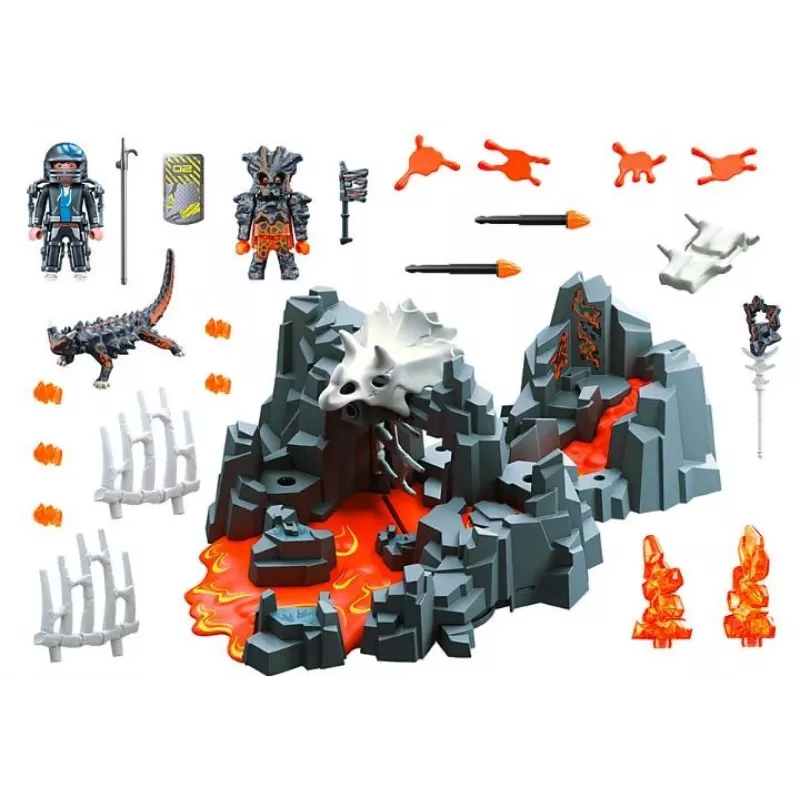 Playset Playmobil 70926 Laavakaevanduse Valvur 5-10 aastat Mitmevärviline