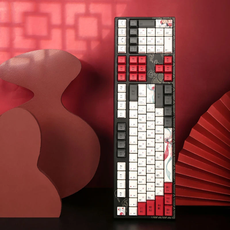 Mehaaniline mängurklaviatuur Triton Varmilo VEA108 Beijing Opera, MX Brown lülitid, valge LED, USA paigutus