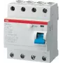 ABB F204 A-63/0,3 - 230 - 400 V - 63 A - A-tüüp - Sinine - Hall - IEC/EN 61008 UL 1053 - 70 mm (2CSF204101R3630)