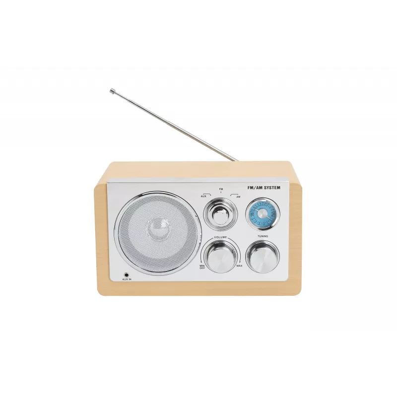 Denver TR-63LW raadio Personal Analog Bamboo, hõbedane