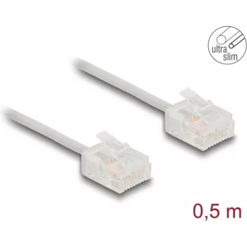 Võrgukaabel DeLOCK RJ45 Cat.6 0,5 m Hall