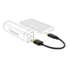 DeLOCK USB laadimiskaabel Type-A USB USB-C-le 15 cm Must