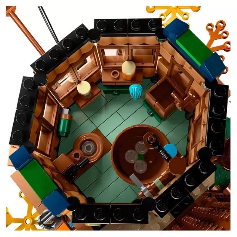 LEGO komplekt LEGO IDEAS 21318 Puumaja 3-ühes ehitus — modulaarne puumaja mudel, mitme ehitusega komplekt