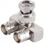 Adapter ShiverPeaks 98820-1 BNC kahele RCA-le heli/multimeediumi pistikadapter