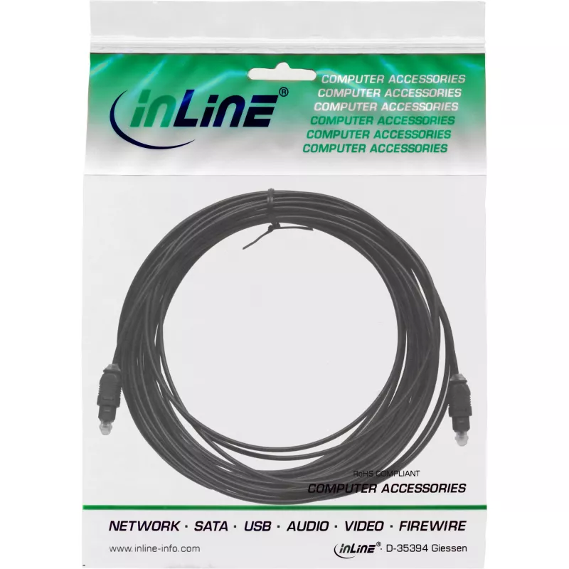 Microconnect TT6150BKAD helikaabel 15 m TOSLINK Must