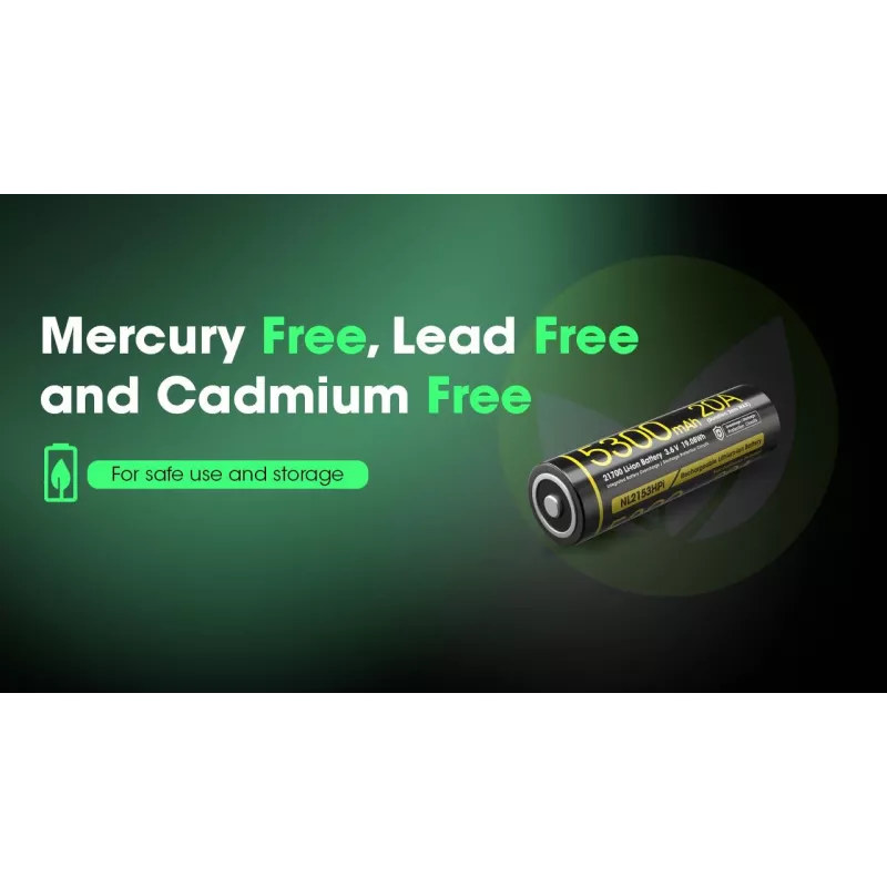 BATTERY RECH. LI-ION 3.6V/NL2153HPI(5300MAH) NITECORE