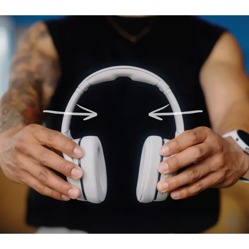 Skullcandy Crusher 540 Active üle-kõrvaklapid, hall betoon