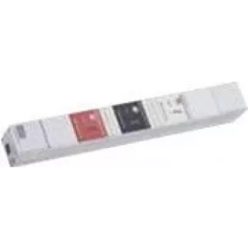 Bachmann Inline PDU Basic - liigpingekaitse (riiul - raami külge monteeritav) - AC 400 V - 3 faasi - 1U - 1,0 m juhe (800.2546)
