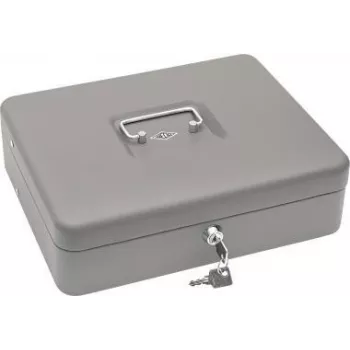 Kassaraamat WEDO Standard Plus 30×24×9 cm pangatäheklambritega (metalllukk, eemaldatav rahaalus)
