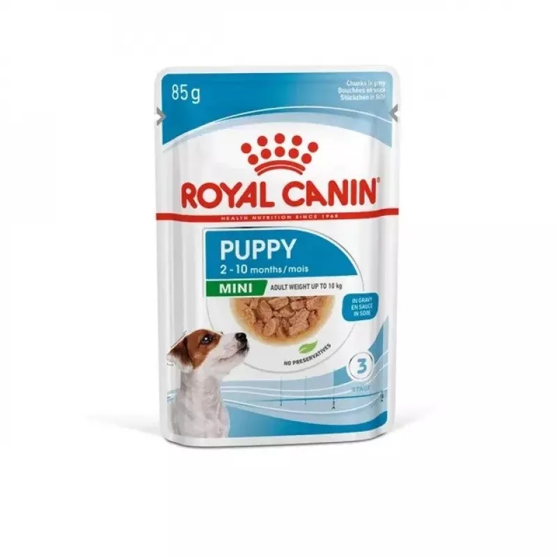 ROYAL CANIN SHN Mini Puppy kastmes - märg kutsikatoit - 12X85g