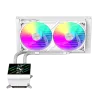 Gamemax CPU vedelikjahuti | GLACIER 240 LCD WH | Intel, AMD