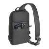 Crossbody kott Tomtoc Navigator-T24 S — must, kompaktne igapäevane kandekott