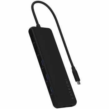 Mitmeportne USB-C adapter Satechi ST-P3D13K 13-in-1 kolmekordse ekraanitoega
