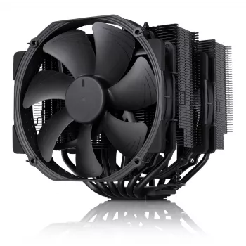 Noctua NH-D15 Chromax Pure Must CPU-jahuti kahe 140 mm ventilaatoriga