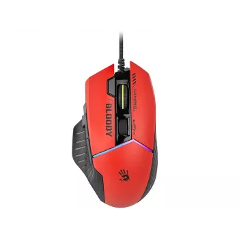 Gaming hiir A4Tech Bloody W95Max — right-hand, wired USB, 12000 DPI, 1 ms, 250 ips, 50M clicks, 146 g