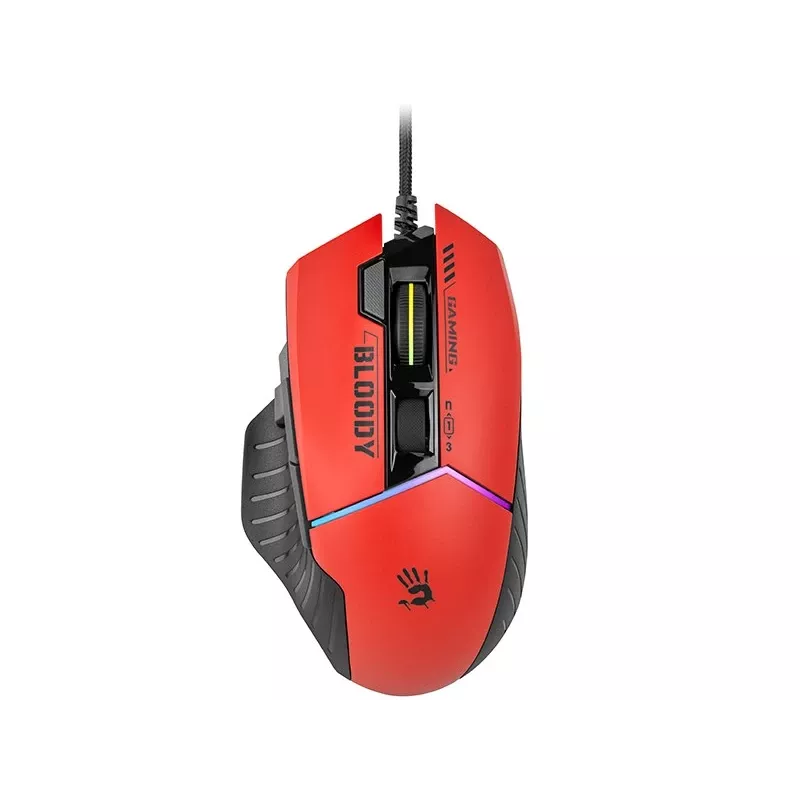 Gaming hiir A4Tech Bloody W95Max — right-hand, wired USB, 12000 DPI, 1 ms, 250 ips, 50M clicks, 146 g