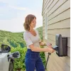 Seinale paigaldatav elektrisõiduki laadimisjaam Hager witty one 11 kW 3-faasiline koos Type 2 pistikupesaga, RFID, Bluetooth, 4,5 m kaabel, IP55, IK10
