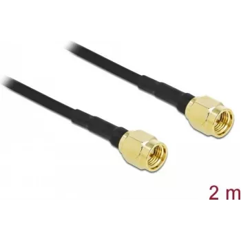 Antenni kaabel DeLOCK SMA pistik - SMA pistik LMR/CFD100 2 m
