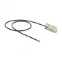 Antenn DELOCK 86217 MHF-pistik 4 dBi, 2,4–2,5 / 5,15–5,875 GHz, 50 Ω, 0,134 m kaabel, must/hõbe