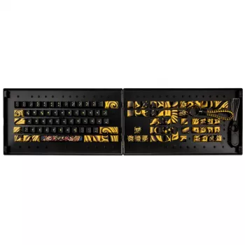 Keycap set Triton TIGER SKETCH Limited — PBT material, German layout (DE)