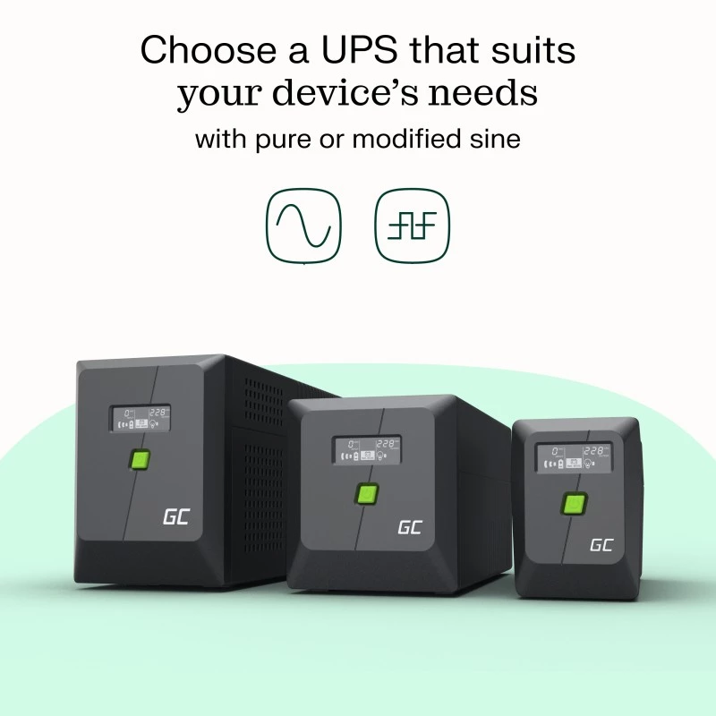 Green Cell UPSLP700 katkematu toiteallikas (UPS) Line-Interactive 1 kVA 700 W 4 AC-pistikupesa
