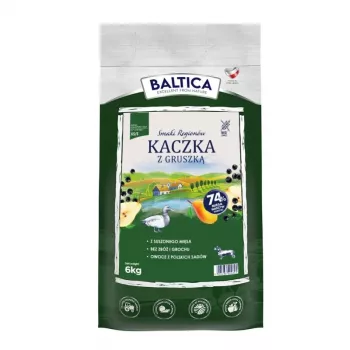 BALTICA regionaalsed maitsed Väikest tõugu Part pirniga - kuiv koeratoit - 6kg