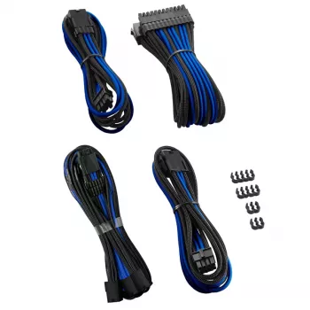 CableMod CableMod PRO ModMesh 12VHPWR kaablipikenduskomplekt must/sinine — 12VHPWR GPU toitepikendus