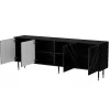 Chest of drawers cama meble Cama 4D MOUNTAIN 204x40x72 cm — Must & gold, MDF/particle board