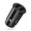 Autolaadija everActive CC-25C 2x USB-A + USB-C, 12 W, auto USB-toiteadapter