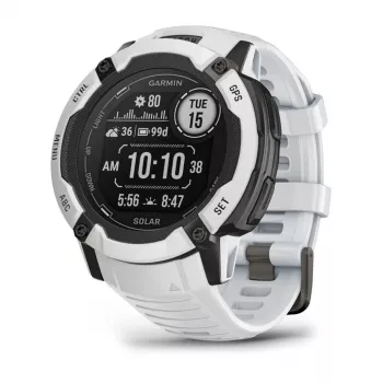 Garmin Instinct 2X Solar 2.79 cm (1.1) MIP 50 mm digitaalne 176 x 176 pikslit puuteekraan valge GPS (satelliit)