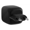AC indoor fast charger Belkin WCH020kqBK, 2× USB-C, universal compatibility, power protection, Must