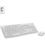 Logitech MK295 vaikne klaviatuuri ja hiire komplekt, valge, juhtmevaba USB-vastuvõtjaga, Šveits, 920-009872