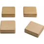 Magnetikomplekt 4 tk Sigel BA211, ümmargused magnetid 3,3 x 3,3 x 0,9 cm