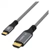 EFB Elektronik USB-C to HDMI kaabel 4K30Hz hall - kaabel - digitaalne/andmeside (USB-HDMI-00001)
