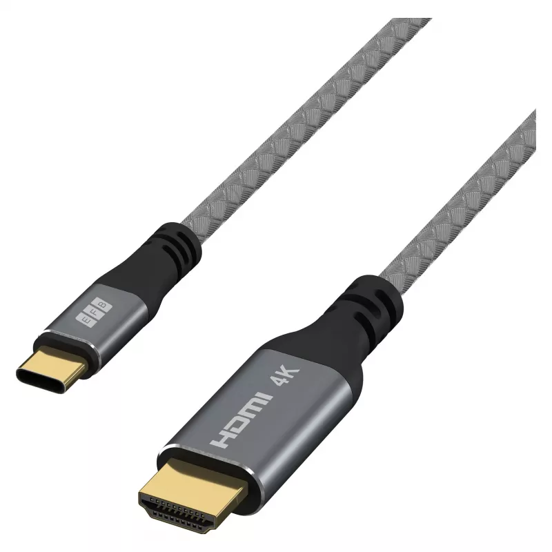 EFB Elektronik USB-C to HDMI kaabel 4K30Hz hall - kaabel - digitaalne/andmeside (USB-HDMI-00001)