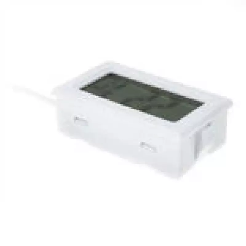 Digitaaltermomeeter Lamptron TS708 G1/4-tollise keermestatud pistikuga, valge