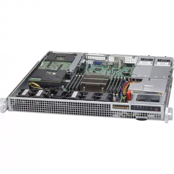 Super Micro Supermicro SC514 R407W - Rack - riiulisse paigaldatav - 1U - SATA/SAS - mitte kuumsalvestatav 400 W (CSE-514-R407W)