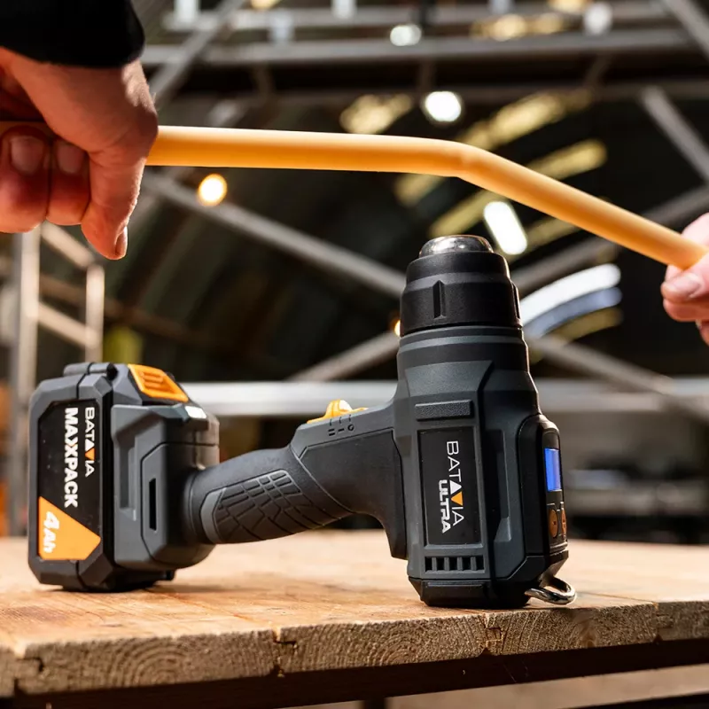 Cordless Heat Gun Batavia B.V. 18V with Digital LCD Display (aku and charger not included)