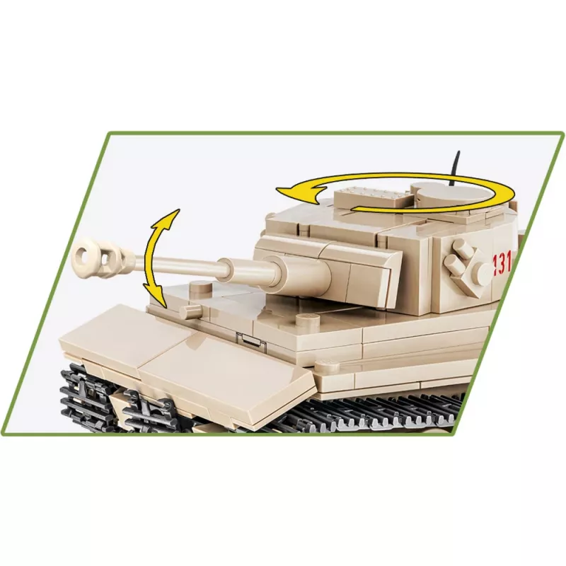 Cobi 1/48 Skaala PzKpfw VI Tiger 131 Mudelikomplekt