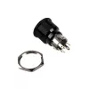 DimasTech vandaalikindel surunupp 22 mm Mustline Dot RGB PD223