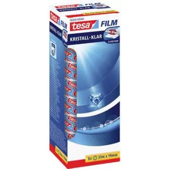 Kleebilint Tesa 58260 läbipaistev 19 mm x 33 m — 8 tk pakend